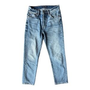 Lucky Brand 90s Loose High Rise Straight Button Fly Retro Jeans, Size 0 / 25